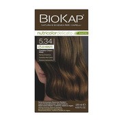 Biokap Nutricolor Delicato Rapid, farba do włosów 5.34 miodowo–kasztanowy, 135 ml