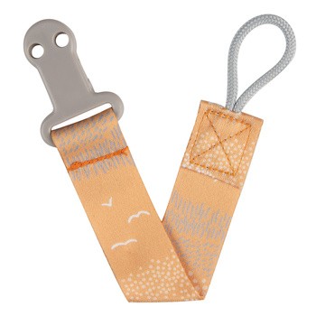 Canpol Babies, tasiemka do smoczka uspokajającego Mountains, żółta, 1 szt.