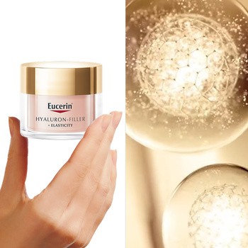 Eucerin Hyaluron Filler+Elasticity, różany krem na dzień SPF 30, 50 ml