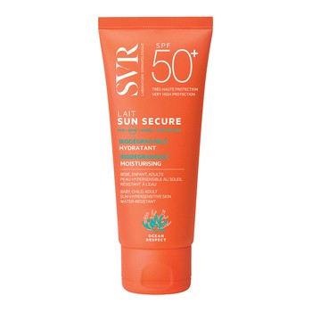 SVR Sun Secure Lait, nawilżające mleczko ochronne SPF50+, 100 ml