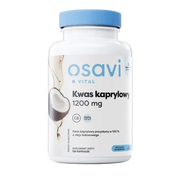 Osavi Kwas Kaprylowy 1200 mg, kapsułki, 120 szt.