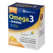 XenicoPharma Bio Omega3 D4000, kapsułki miękkie, 60 szt.