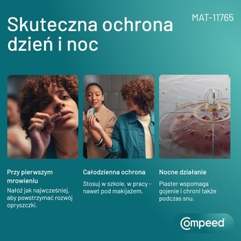 Compeed dyskretny plaster na opryszczkę, 15 szt.