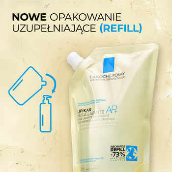 La Roche-Posay Lipikar, olejek myjący AP+ uzupełniający poziom lipidów, uzupełnienie, 400 ml