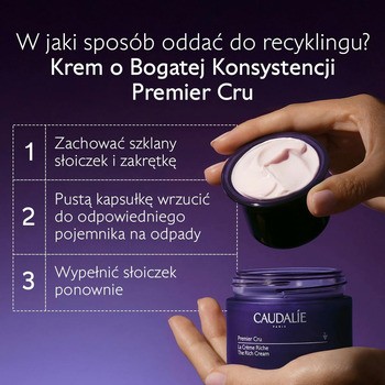 Caudalie Premier Cru, krem anti-age o bogatej konsystencji, 50 ml