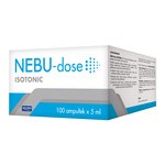 Nebu-Dose Isotonic, roztwór soli fizjologicznej, 100 ampułek po 5 ml