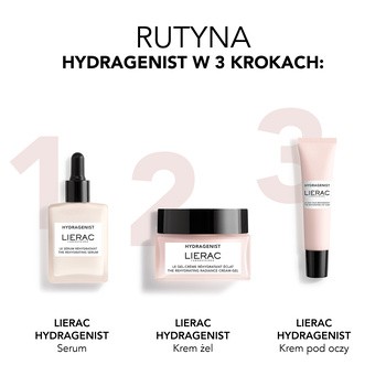 Lierac Hydragenist, nawilżający krem-żel rozświetlający, 50 ml