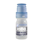 Iana Premium, nawilżające krople do oczu, 0,4% HA, 10 ml