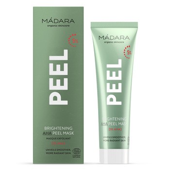 Madara Brightening 5% AHA Peel Mask, maseczka peel-off, 60 ml