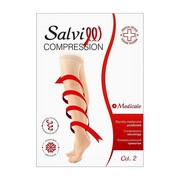 Salvi Medicale 300, podkolan.,ucisk.,CCL II, j.beż,rozm.S