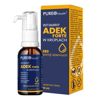 Pureo Health Witaminy ADEK Forte, krople, 30 ml