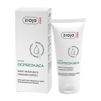 Ziaja Med Kuracja Oczyszczająca, krem redukujący niedoskonałości, 50 ml