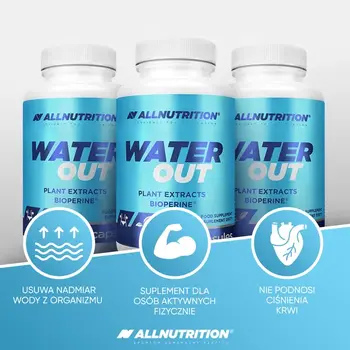 Zestaw 2 x Allnutrition Water Out, kapsułki, 120 szt.