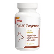 Dolvit Cayenne, preparat zniechęcający do zjadania odchodów dla psów, tabletki, 90 szt.