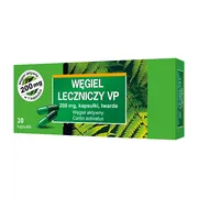 Węgiel leczniczy VP, 200 mg, kapsułki, 20 szt.