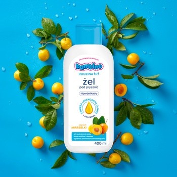 Bambino Rodzina, żel pod prysznic o zapachu mirabelki, 400 ml