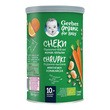 Gerber Organic, chrupki pszenno-owsiane marchewka, pomarańcza, 10 m+, 35 g