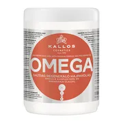 Kallos Kjmn, maska regenerująca do włosów suchych, rozdwojonych i łamliwych, Omega, 1000 ml
