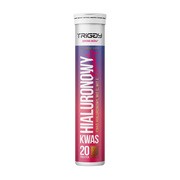 Triggy Kwas hialuronowy Beauty, tabletki musujące, smak marakuja, 20 szt.