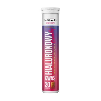 Triggy Kwas hialuronowy Beauty, tabletki musujące, smak marakuja, 20 szt.
