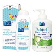 Zestaw emolientów Skarb Matki, Balbinek balsam-emolient dla niemowląt i dzieci, 275 ml + Emulinka emulsja olejowa do kąpieli, 250 ml