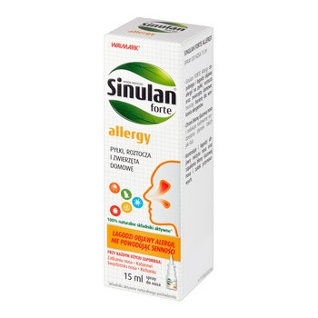 Sinulan Forte Allergy, spray do nosa, 15 ml