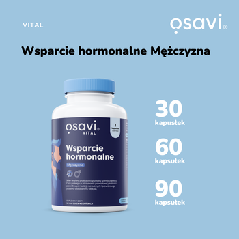 Osavi Wsparcie Hormonalne Mężczyzna, kapsułki, 30 szt.