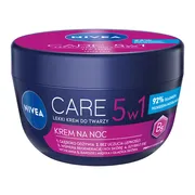 Nivea Care 5w1, lekki krem do twarzy na noc, 100 ml