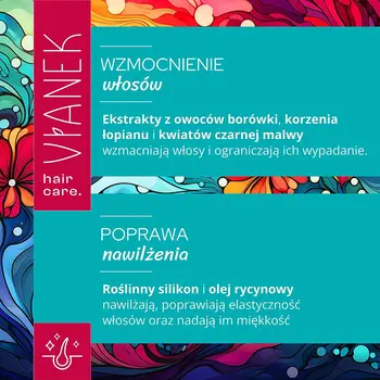 Sylveco Vianek, prebiotyczny szampon wzmacniający, 300 ml