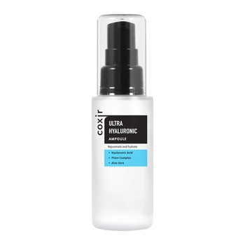 Coxir Ultra Hyaluronic, intensywnie nawilżająca ampułka z kwasem hialuronowym, 50 ml
