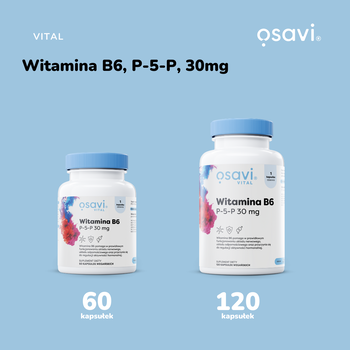 Osavi Witamina B6 P-5-P 30 mg, kapsułki twarde, 60 szt.