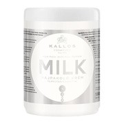 Kallos Kjmn, maska odżywcza, do włosów zniszczonych zabiegami fryzjerskimi, Milk, 1000 ml