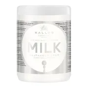 Kallos Kjmn, maska odżywcza, do włosów zniszczonych zabiegami fryzjerskimi, Milk, 1000 ml