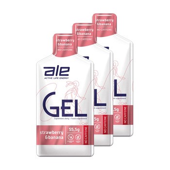 Zestaw 3 x ALE Gel Strawberry Banana