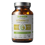 Biowen Witamina D3 4000IU, kapsułki miękkie, 120 szt.