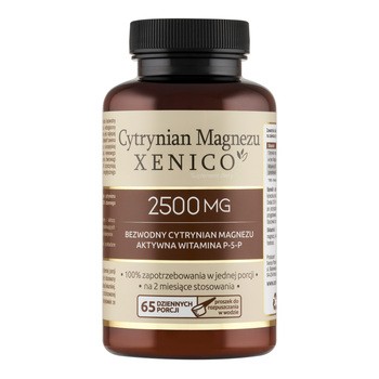 Xenico Cytrynian Magnezu, proszek, 165 g