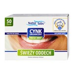 Cynk Organiczny Naturtabs Fresh Mint, tabletki do ssania, 50 szt.