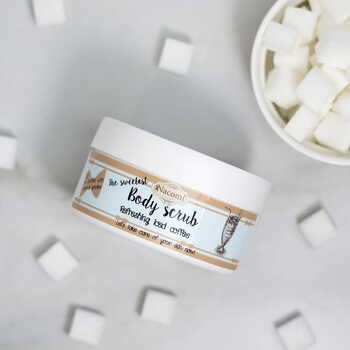 Nacomi, peeling do ciała, odświeżająca, mrożona kawa, 125 g