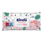 Kindii Sensitive, chusteczki dla niemowląt i dzieci, 60 szt.