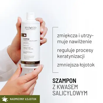 Sylveco Dermo Nadmierny Łojotok, szampon z kwasem salicylowym, 300 ml