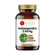 Ashwagandha 3 formy, kapsułki, 90 szt.