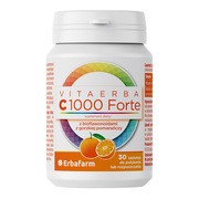 VitaErba C1000 Forte, tabletki do połykania lub rozpuszczenia, 30 szt.