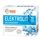 DOZ PRODUCT, Elektrolit bezsmakowy, proszek w saszetkach, 10 x 4,5 g