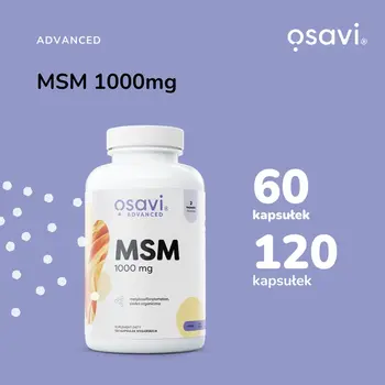 Osavi MSM 1000 mg, kapsułki twarde, 120 szt.