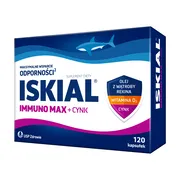 Iskial Immuno Max + Cynk, kapsułki, 120 szt.