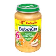 BoboVita, zupka rosołek z kurczaka z ryżem, 6 m+, 190 g