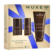 Zestaw Nuxe Men, żel pod prysznic, 200 ml + dezodorant roll-on, 50 ml + żel nawilżający, 50 ml