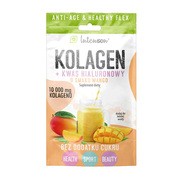 Intenson, Kolagen + Kwas hialuronowy o smaku mango, proszek,10,9 g