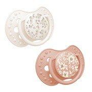 Canpol Lovi, smoczek silikonowy dynamiczny, Blossom Ivory, 0-6m, 2 szt.