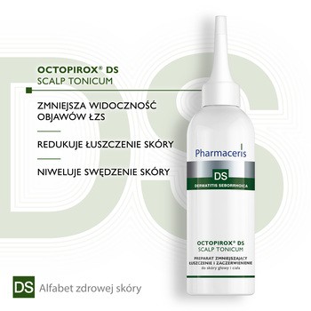 Pharmaceris DS Octopirox, preparat zmniejszający łuszczenie i zaczerwienienie do skóry głowy i ciała, 100 ml